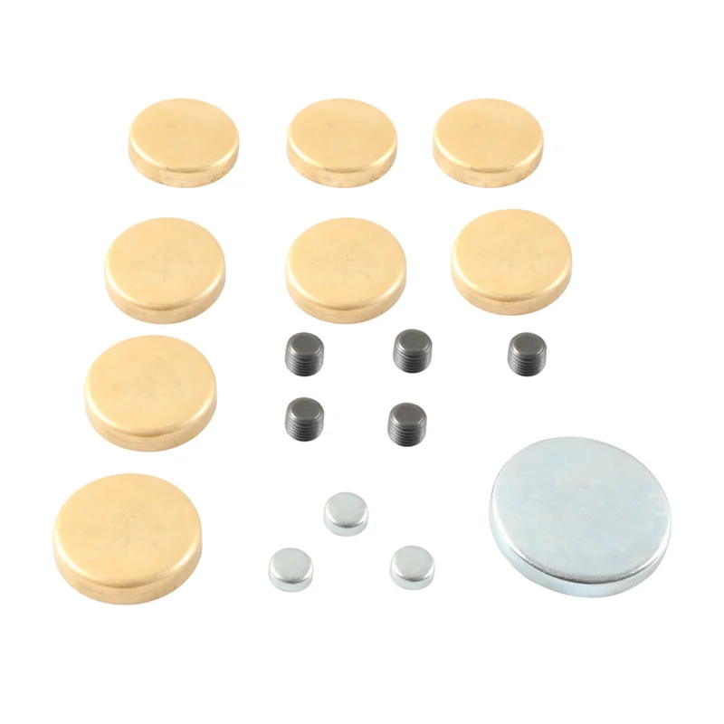 

MPE-100BR For Chevy Small Block Engine Brass Freeze Plug Expansion Replacement Part Kit 283Ci 305Ci 327Ci 350Ci Frost