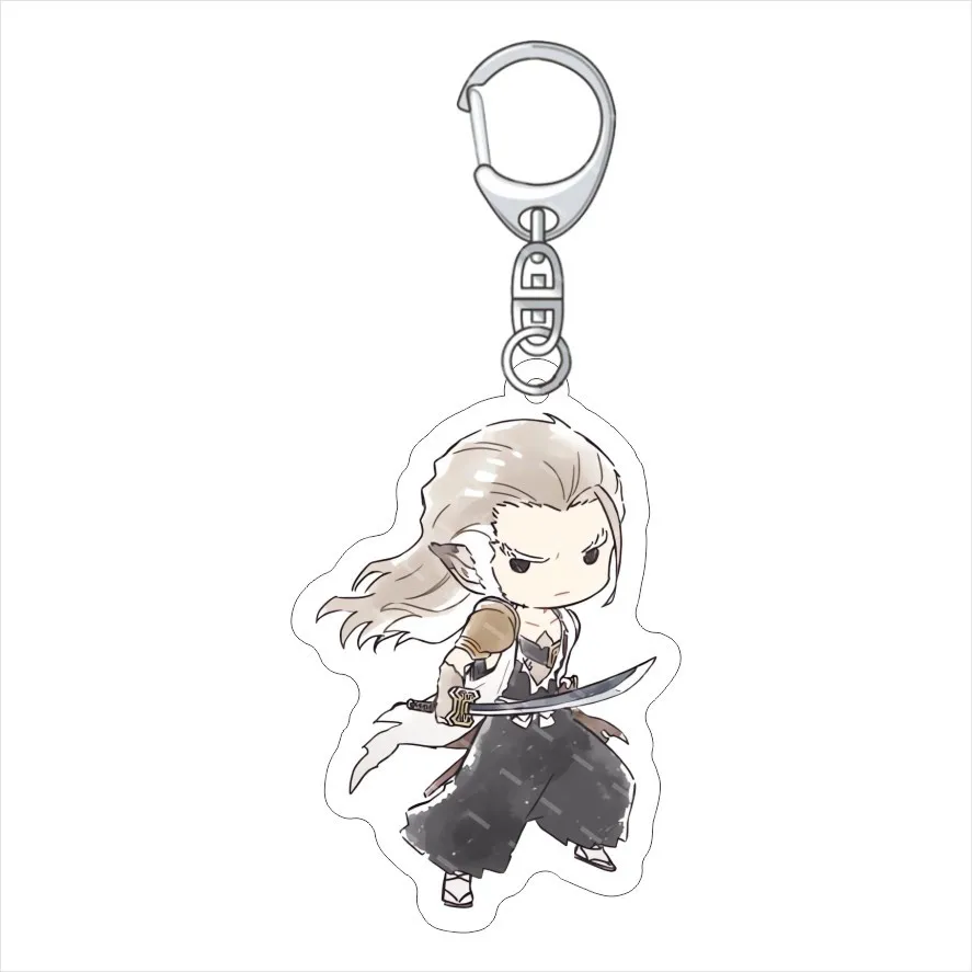 55MM Anime BLEACH‌ Figure Kurosaki Ichigo Ishida Uryu Aizen Sousuke Kuchiki Byakuya Abarai Renji Acrylic Key Chain Cute Gifts view 5