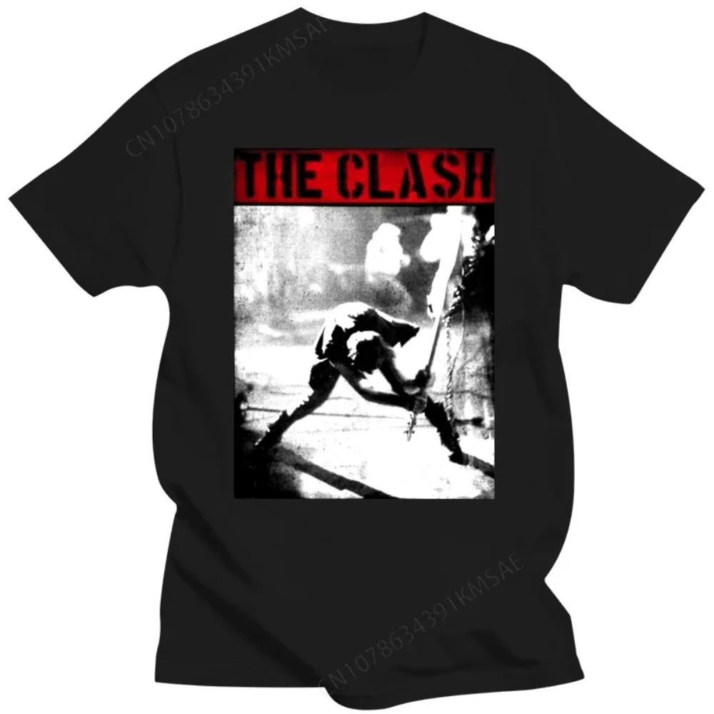 

t shirt fashion shirt cheap men t-shirt Men's Clash The Smashing Guitar Lightweight T-Shirt Printed T-shirt
