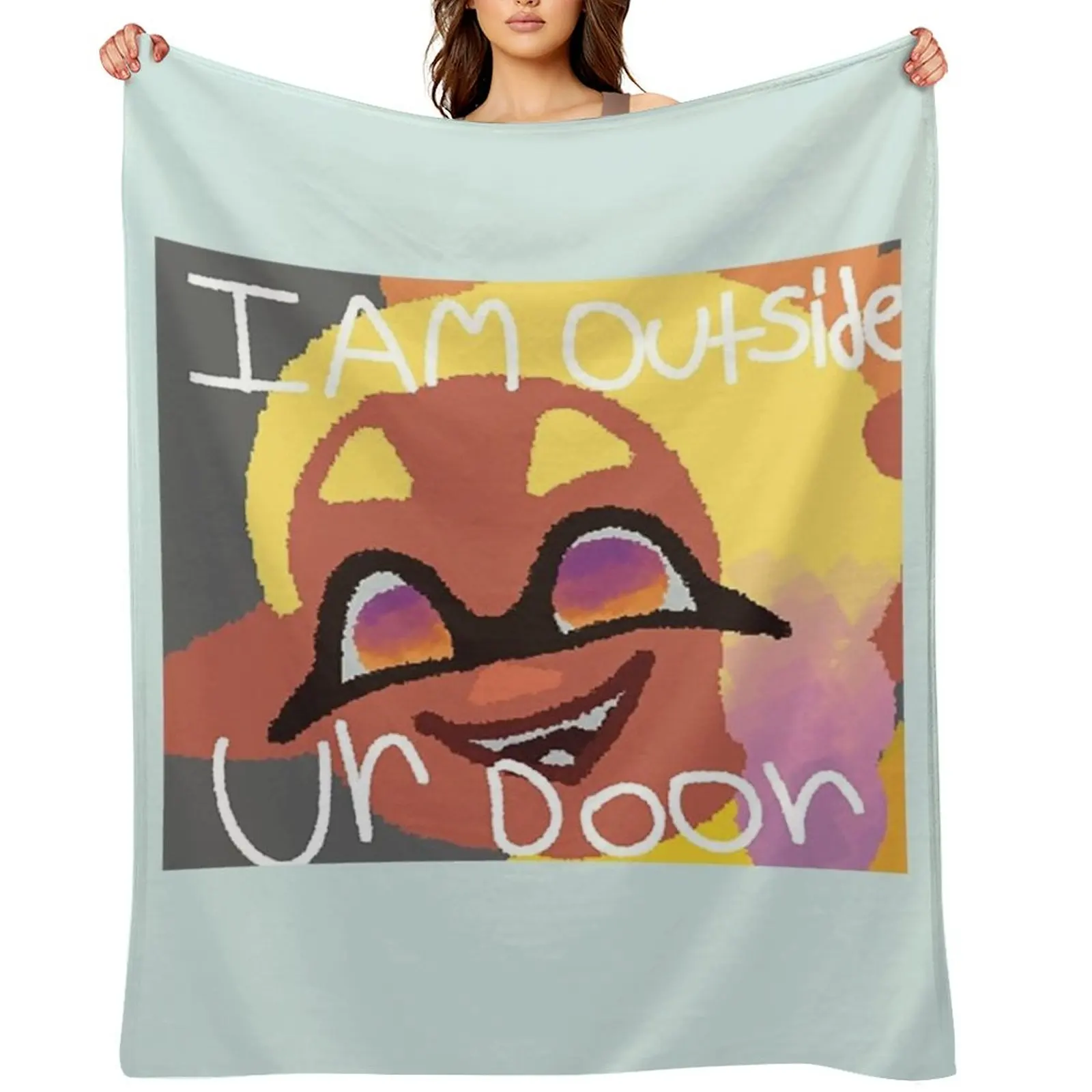 

Deep Cut Frye Meme Throw Blanket Cute decorative Camping Soft Plush Plaid Blankets