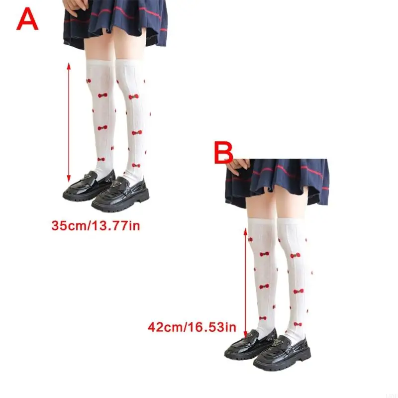 الجوارب L5YF Girls Long Boot على جوارب الركبة الجوارب القابلة للتنفس الأطفال جوارب