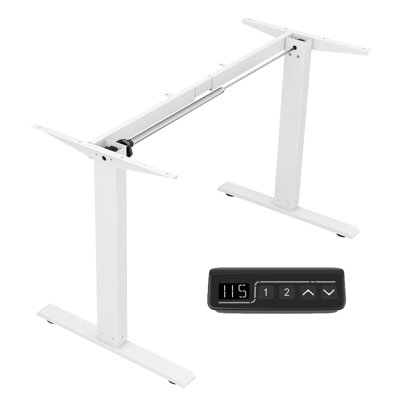 Electric height-adjustable desk frame Sitting, standing, and exercising table frame Height-adjustable standing desk legs