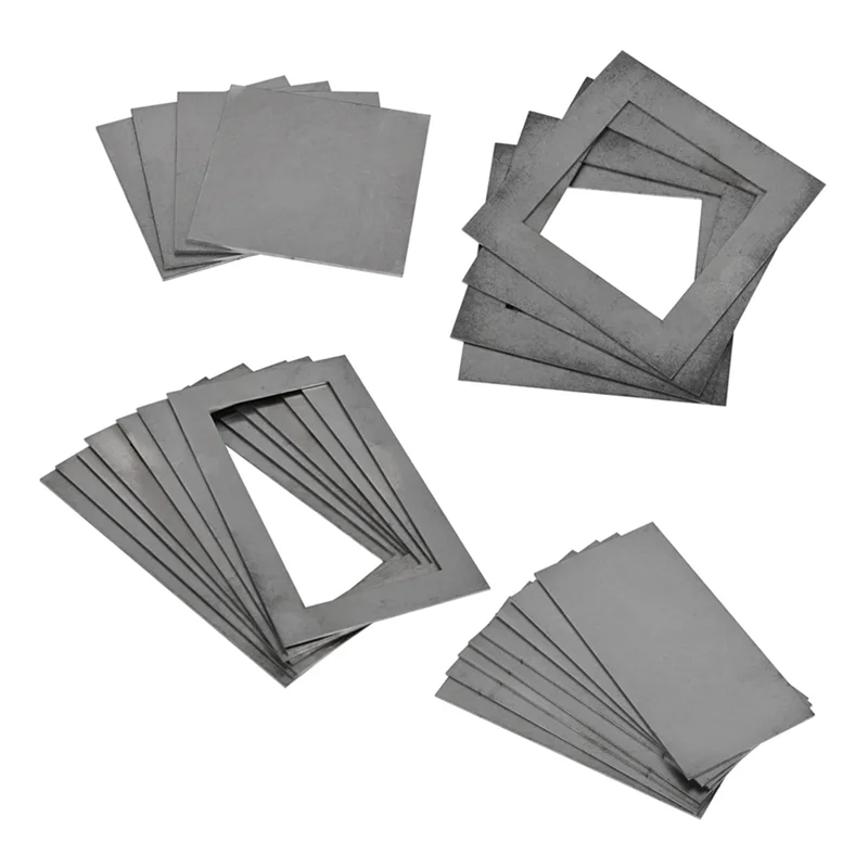 ABJN-Kit de pratique de soudage, coupons de soudage 24 pièces 3x5 pouces pour MIG, adapté à la pratique du soudage et à améliorer les compétences de soudage