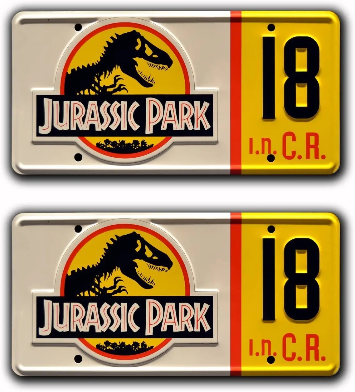 

Celebrity Machines Jurassic Park | #18 | Metal License Plates