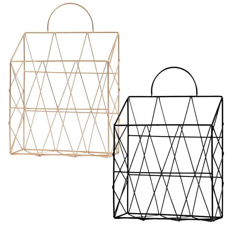 

Wall Mounted File Holder Document Storage Vertical Wire Shelf Display Holder Stylish Space Saving File Storage For Home Bedroom