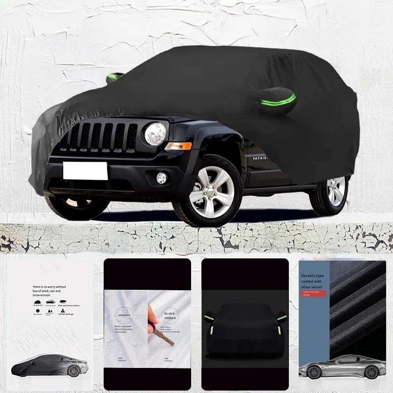 

For Jeep Patriot Anti-UV Sun Shade Rain Snow Resistant Black Cover Dustproof Car umbrella Full Car Cover Outdoor Protection