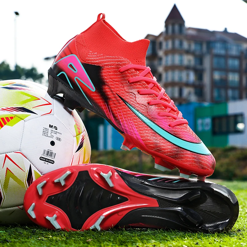 

Football Boots Men Ultralight Society Fast Breathable Training Soccer Shoes Women Field Sports Resistant Comfortable Sneakers