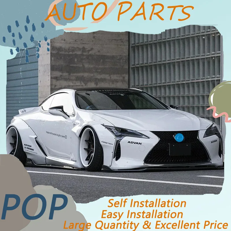 Suitable For Lexus Lc500 Modification Libertywalk Wide Body Small Surround Front And Rear Lip Wheel Eyebrow Side Skirt Tail Wing