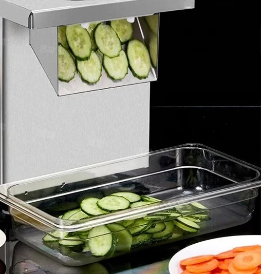 Commercial stainless steel dicing machine multi-functional radish potato shredder slicer canteen vegetable cutting machine 220V