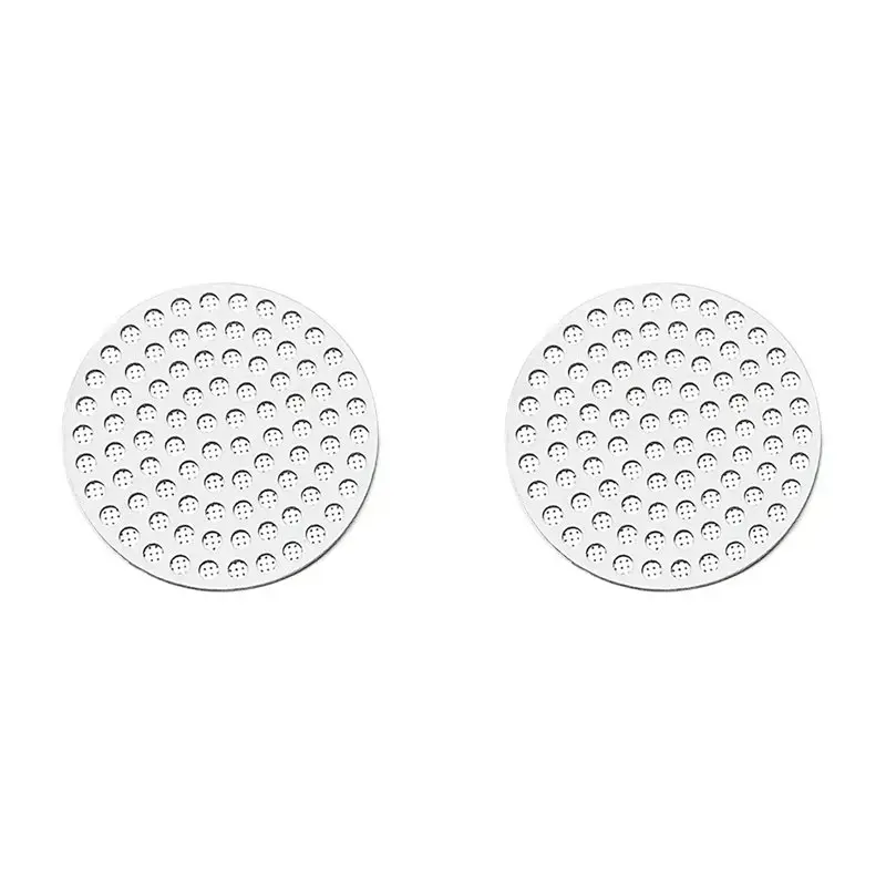 AA77 2X Coffee Puck Screen 304 Stainless Steel Double Layer Fine Filter Screen For Portafilter Coffee Maker 51Mm