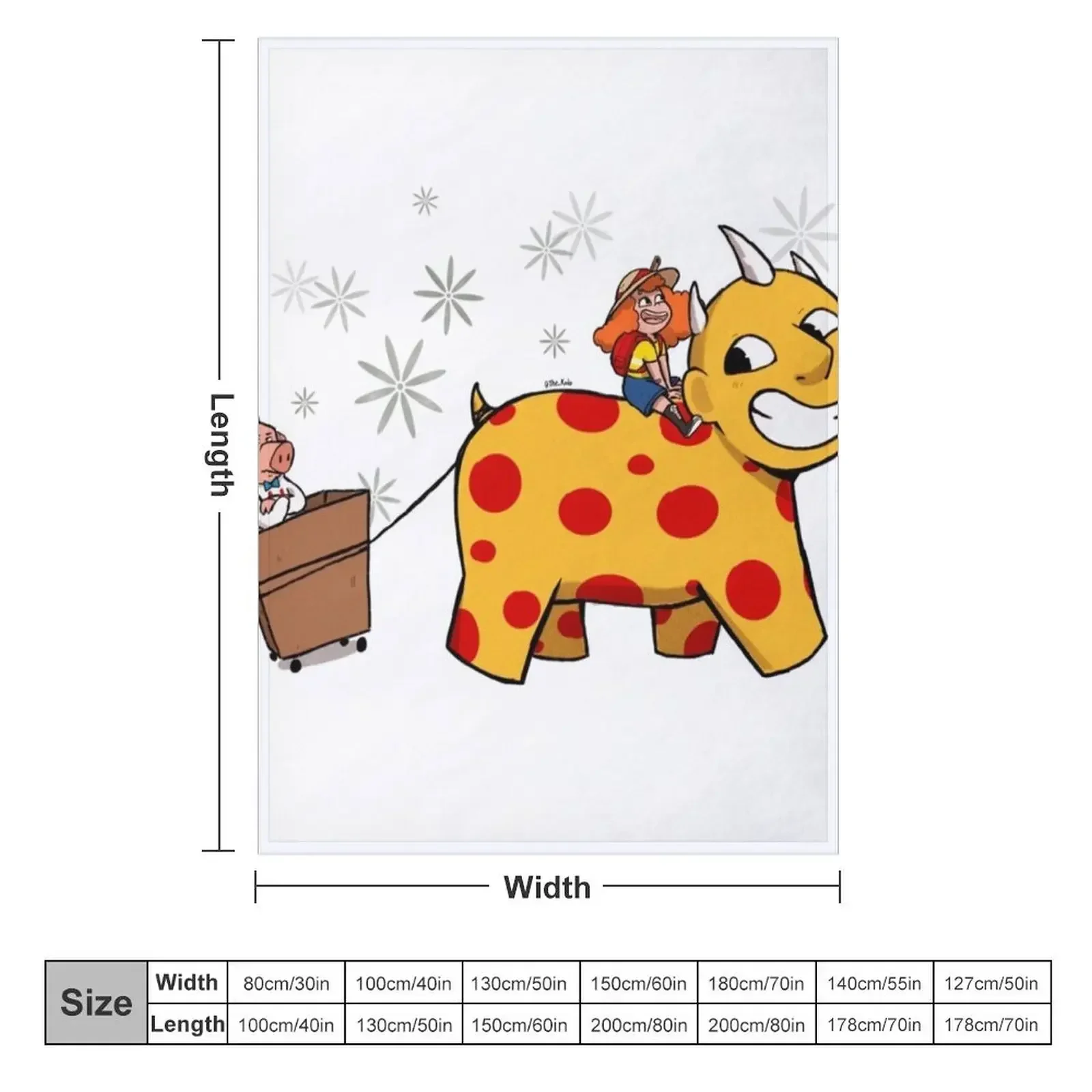 Maggie and the Beast on the go! Throw Blanket christmas gifts Thin Heavy Baby For Decorative Sofa halloween Blankets