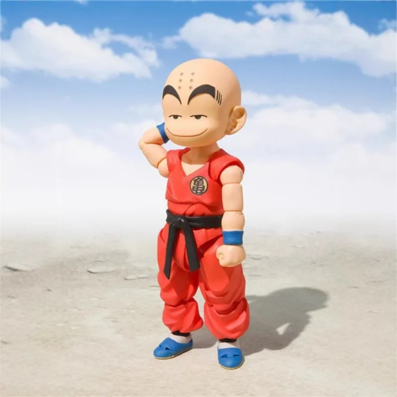 10 سنتيمتر في المخزون لعبة دراغون بول SHF طفل كريلين نسخة الطفولة Poseable عمل الشكل عيد الميلاد عيد ميلاد السنة الجديدة هدية الشكل أنيمي