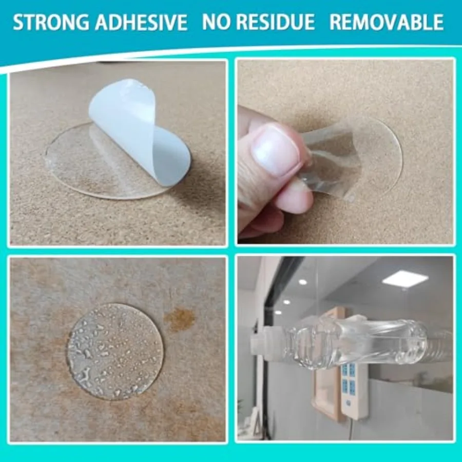Double Sided Tape for Walls, Picture Hanging Strips Removable Mounting Dots Adhesive Heavy Duty, Removable for Art Craft, Decor