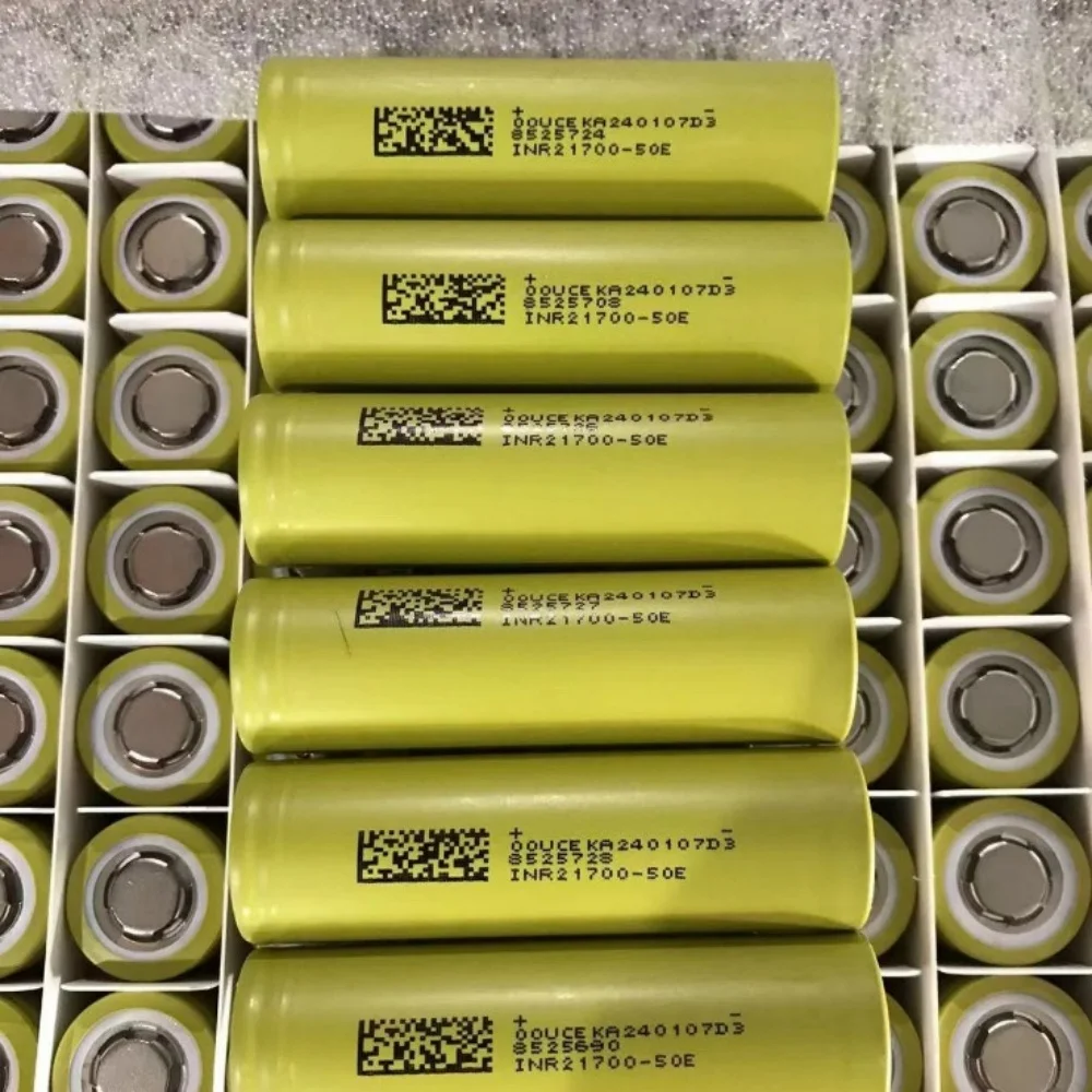 Akumulator 21700 3.7V 5000mAh 50E, wysokiej pojemności, litowo-jonowy, do ponownego ładowania, bateria litowa do latarek, elektronarzędzi i zabawek. — zdjęcie produktu 4