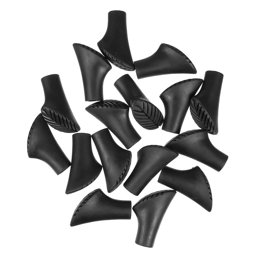 

30Pcs Non-Slip Cane Tips Replacement Plastic Walking Pole Tips for Trekking Hiking Sticks Shock Absorption Wear Resistant