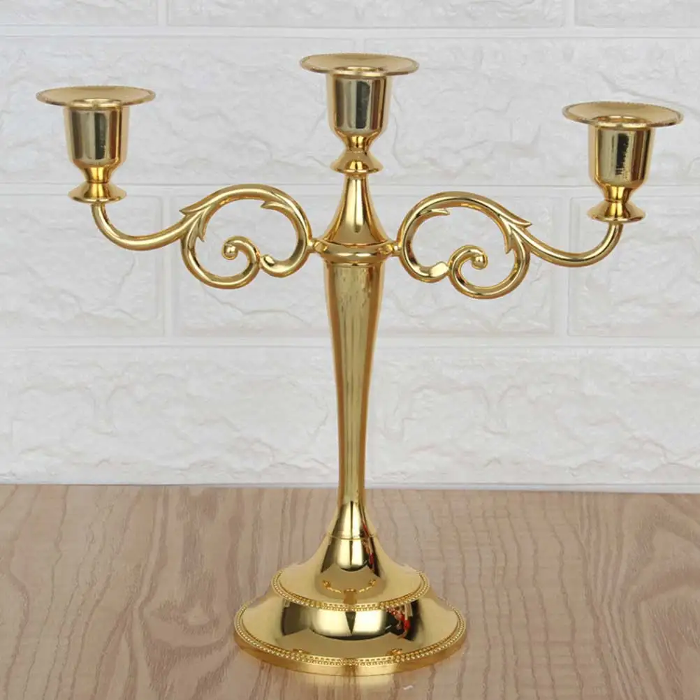 

Candlestick Combination Holder Stand Desktop Decoration Home Adornment Creative Design Steady Base