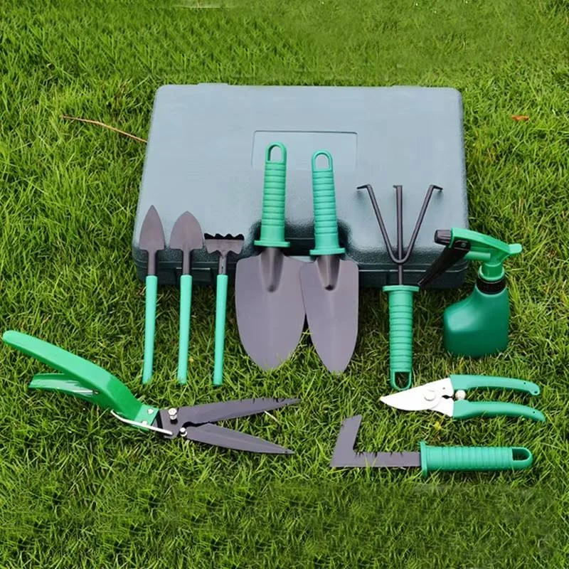 Gardening Garden Tools 10 Piece Set Scissors Spades Shovels Spray Cans Gardening Vegetable Potting Work Tools