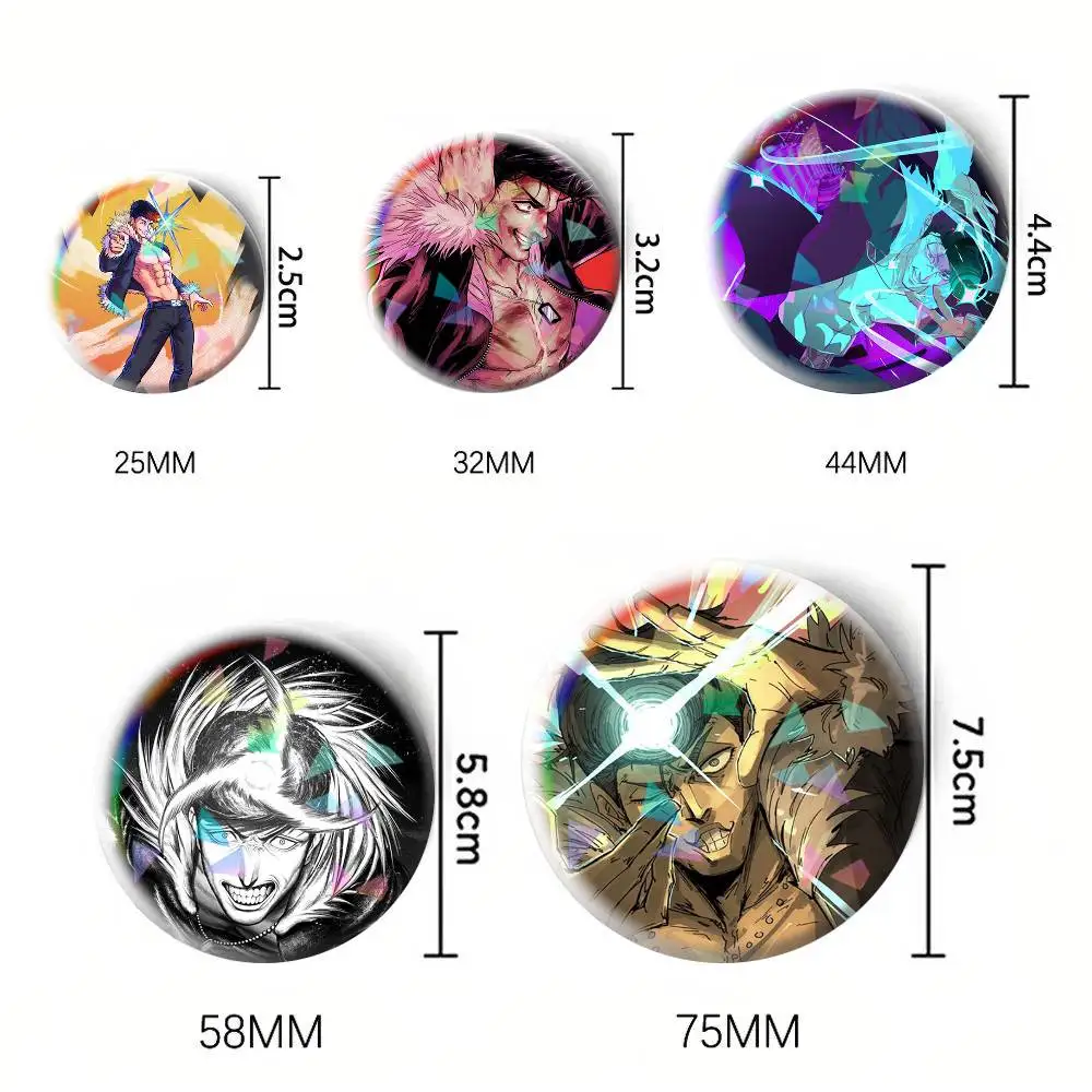 Ryu Ishigori Jujutsu Kaisen JJK  75mm 44mm 25mm Accessories Toys Badge Brooch Backpack Hat Pins