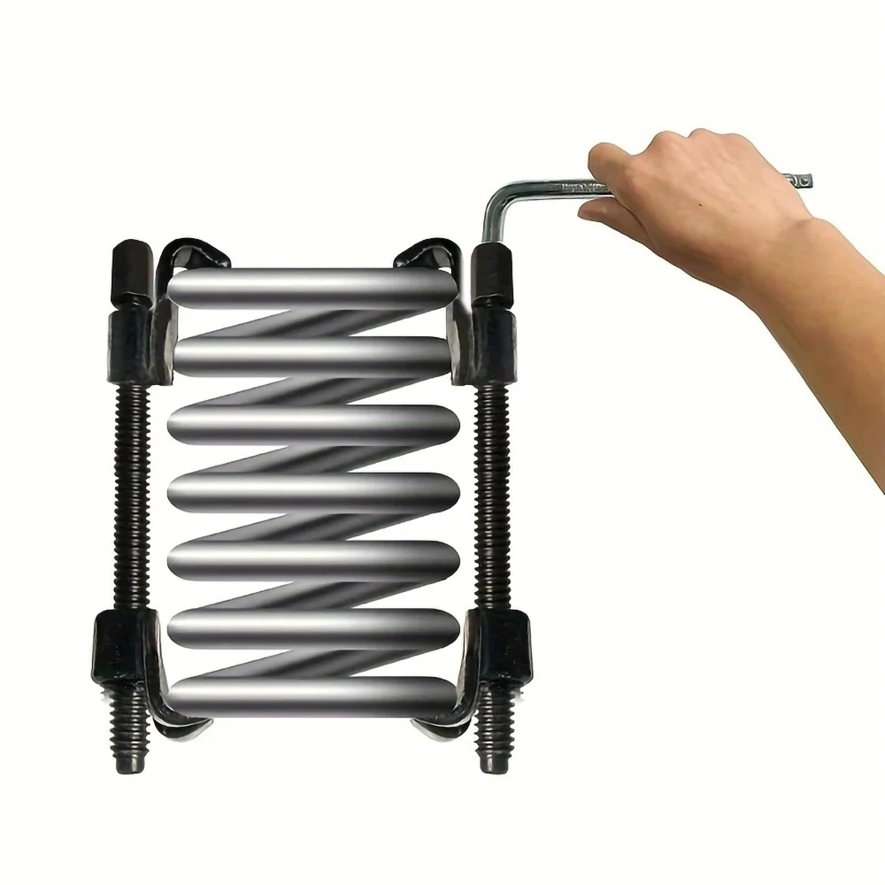 Shock Absorber Spring Compressor Tool Set, Claw Hook for Car Repair and Roll Removal, Shock absorber spring disassembly tool