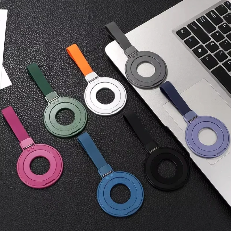 Magnetischer MagSafe-Telefonhalter mit Ringgriff und Tischständer für iPhone 17 16 15 14 13 12 Pro Max Zubehör