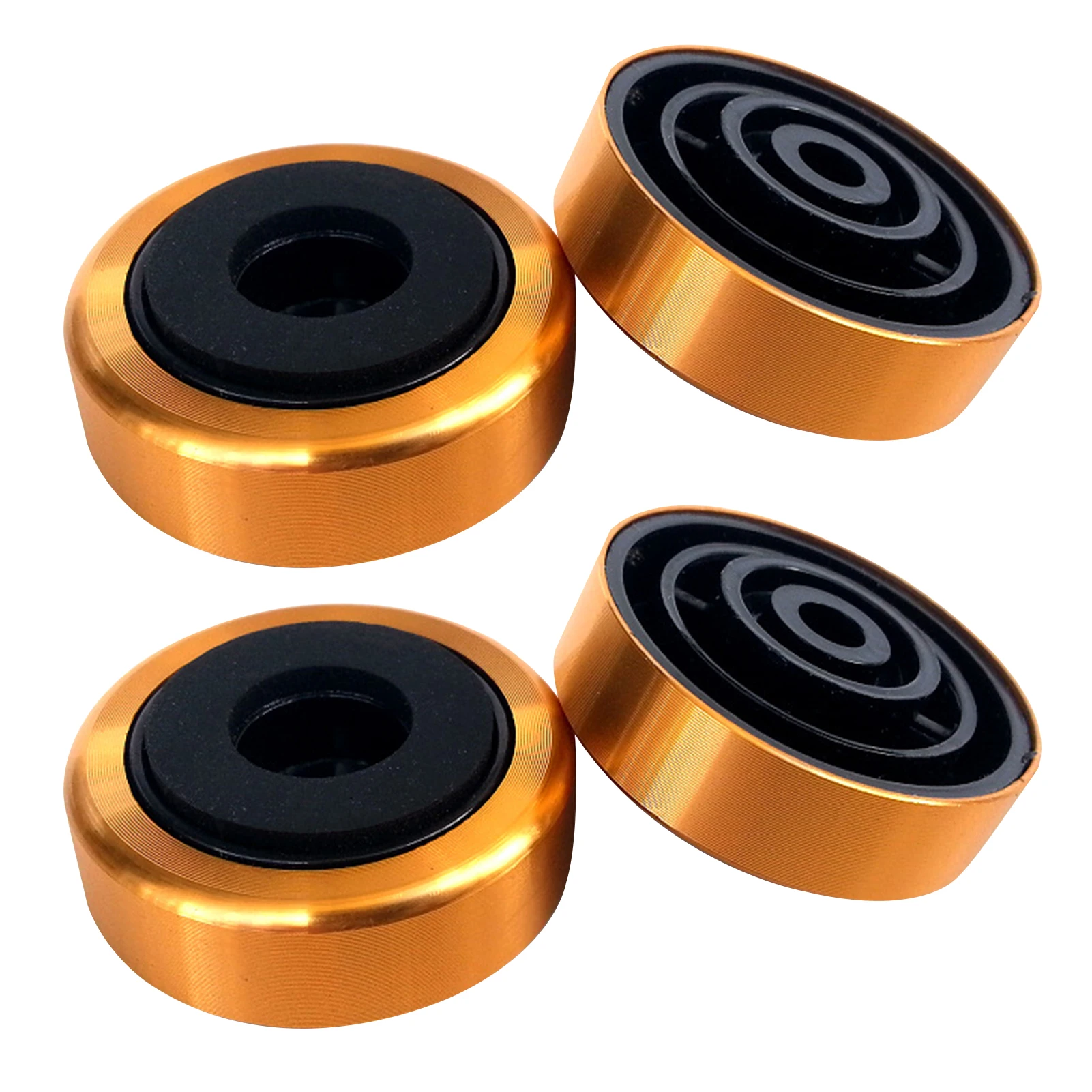 4 قطعة عزل امتصاص الصدمات عدم الانزلاق الصوت المنزل 30x11 مللي متر HIFI لاعب التخميد مكبر للصوت الدوار خزانة رئيس قدم وسادة