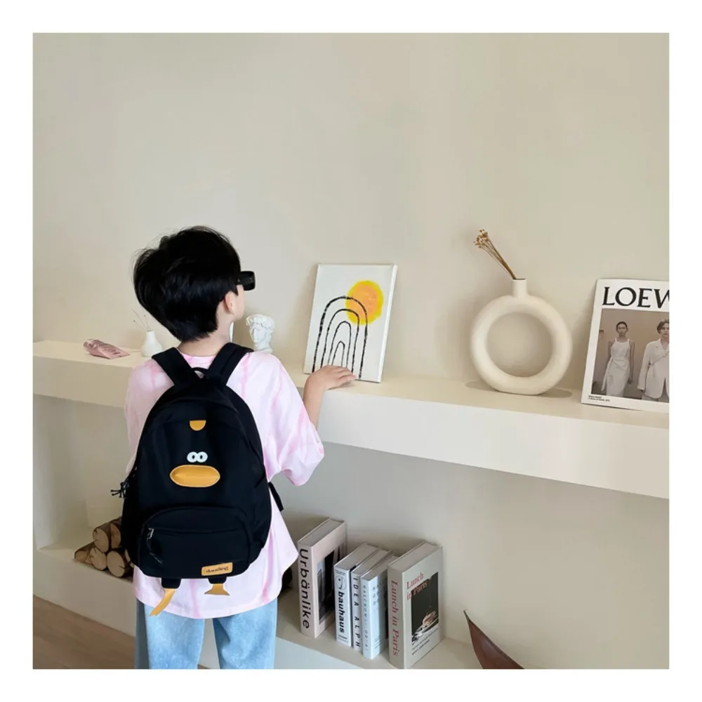 Mochila escolar suave Kawaii para niños, resistente a la suciedad, de nailon, lavable, de gran capacidad