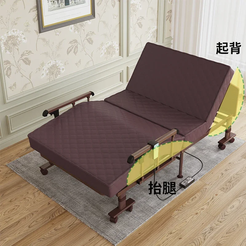 Home Care Remote Control Automatic Lift Backrest Adjustable Stand Up Assisted Lift Bed