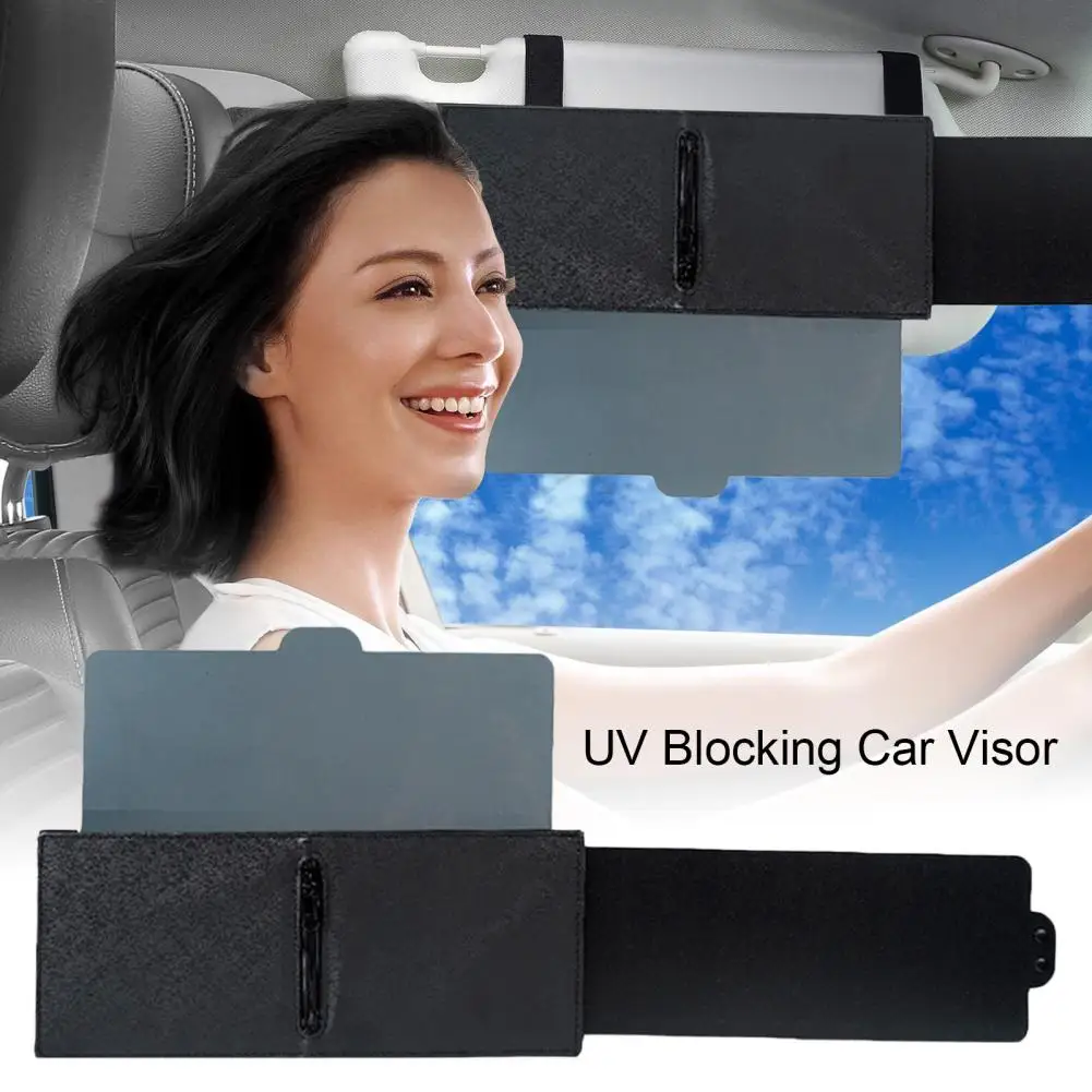 

Car Sunshade Sun Visor Extender Enhanced Car Visor Extender Polarized Anti-glare Windshield Sun Cover with for Vehicle