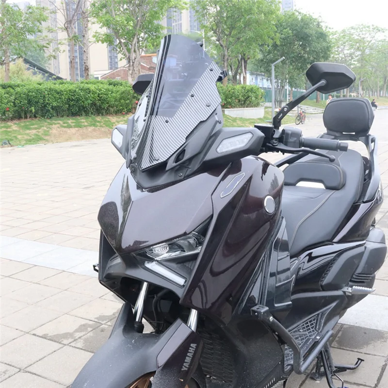 

Аксессуары для мотоциклов 2023 2024-лобовое стекло для XMAX300 X MAX 300 Sport Touring XMAX 300 Black-Boom