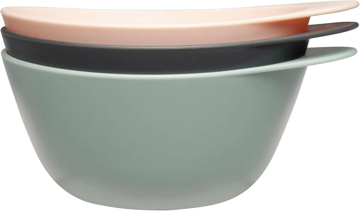 

16oz Hair Color Mixing Bowls Set of 3, Spill-Proof Rubber Base, Stackable