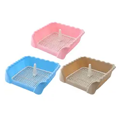 Dogs Toilet Detachable Lattice Pet Cat Training Toilet Tray for Small Animals