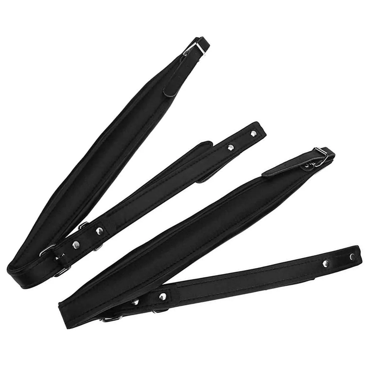 

Accordion Strap Padded Bass Accordion PU Leather Shoulder Harness Straps Adjustable Belt for 16-120 Bass Accordion,Black-ABJQ
