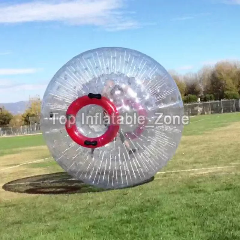 Aufblasbarer Rollball aus PVC/TPU-Material, aufblasbarer Zorb-Ball, menschliche Größe, 3M Zorbing-Ball für Spiele im Freien, günstig