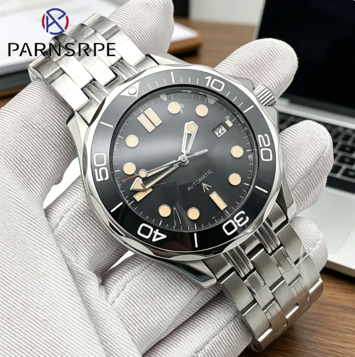 

Men's Automatic Mechanical Watch Japan 8215 Movement Stainless Steel Waterproof Case Men's Fashion Watch