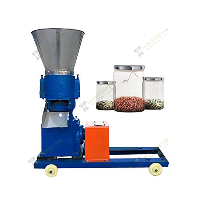 

Pellet Mill Multi-function Feed Food Pellet Making Machine Household Animal Feed Granulator for 4kw 220V/ 380V 100kg/h-120kg/h