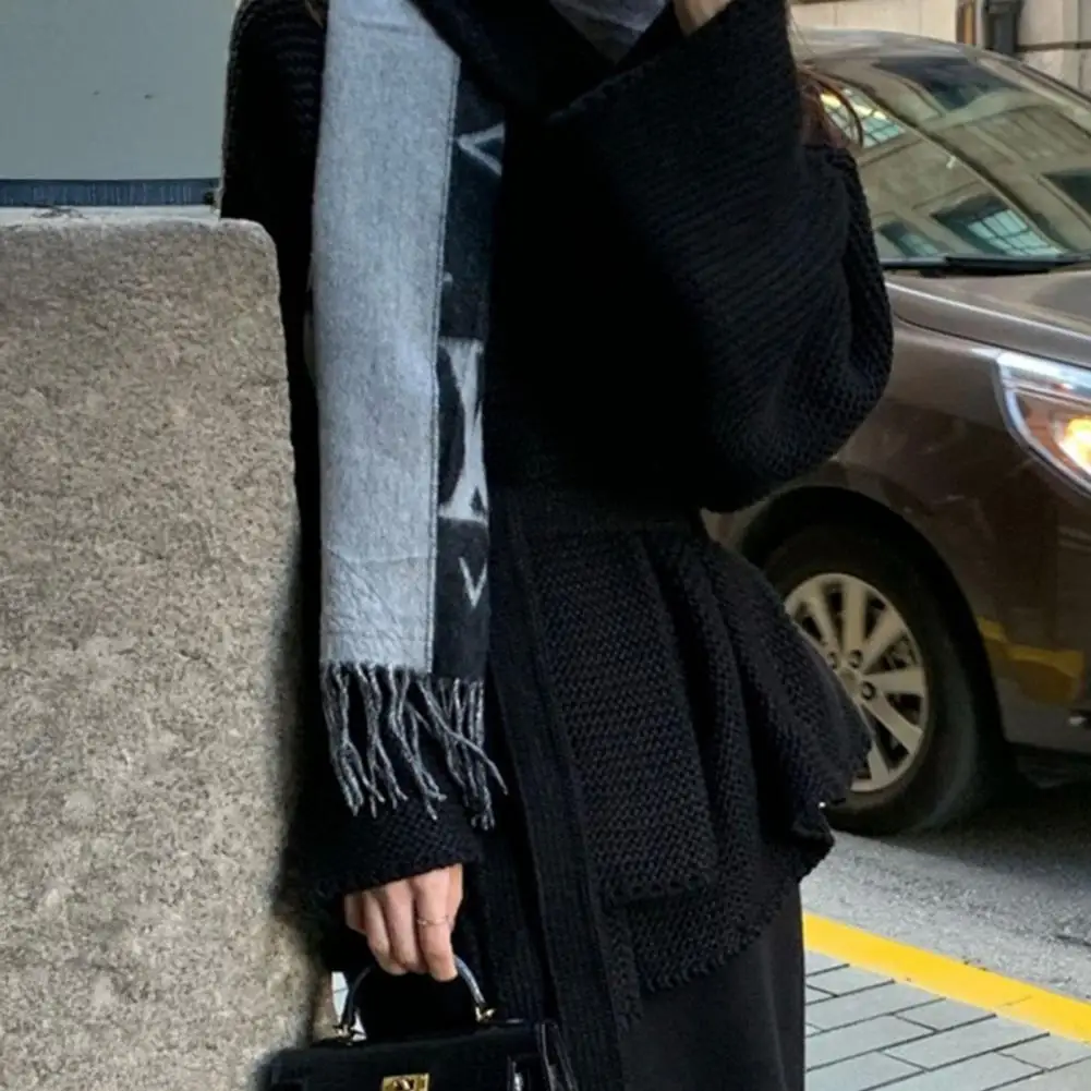 Women Knit Cardigan Stylish Knit Sweater Women's Oversized Chunky Knit Cardigan Casual Open Front Sweater Coat Long Sleeve Warm