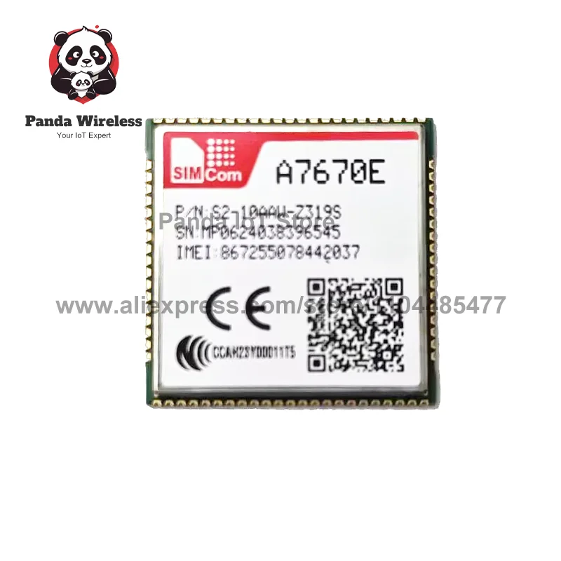 1 PZ SIMCOM A7670E Versione Europea Modulo SIMCOM A7670E-LASE senza GNSS + BT A7670E-FASE con GNSS + BT LTE CCAT1 4G 2G Voce