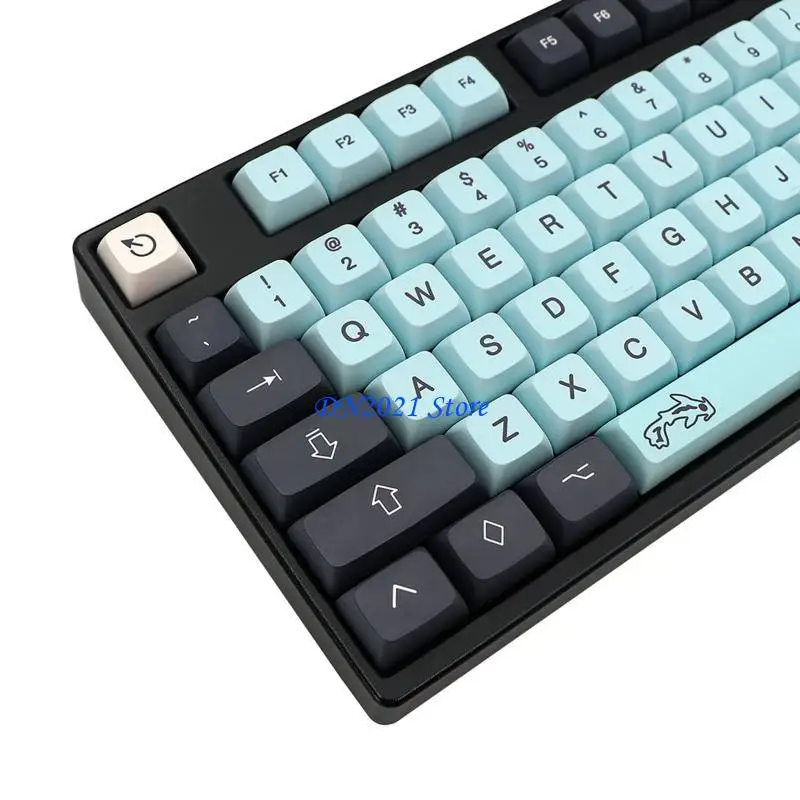 

F3KE 132 Pcs Mizu XDA Keycaps Dye Subbed Keycap Set for MX Mechanical Keyboard
