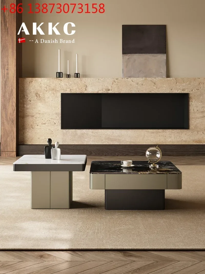 AKKC Modern Simple Living Room Home Size Square Supercrystalline Stone