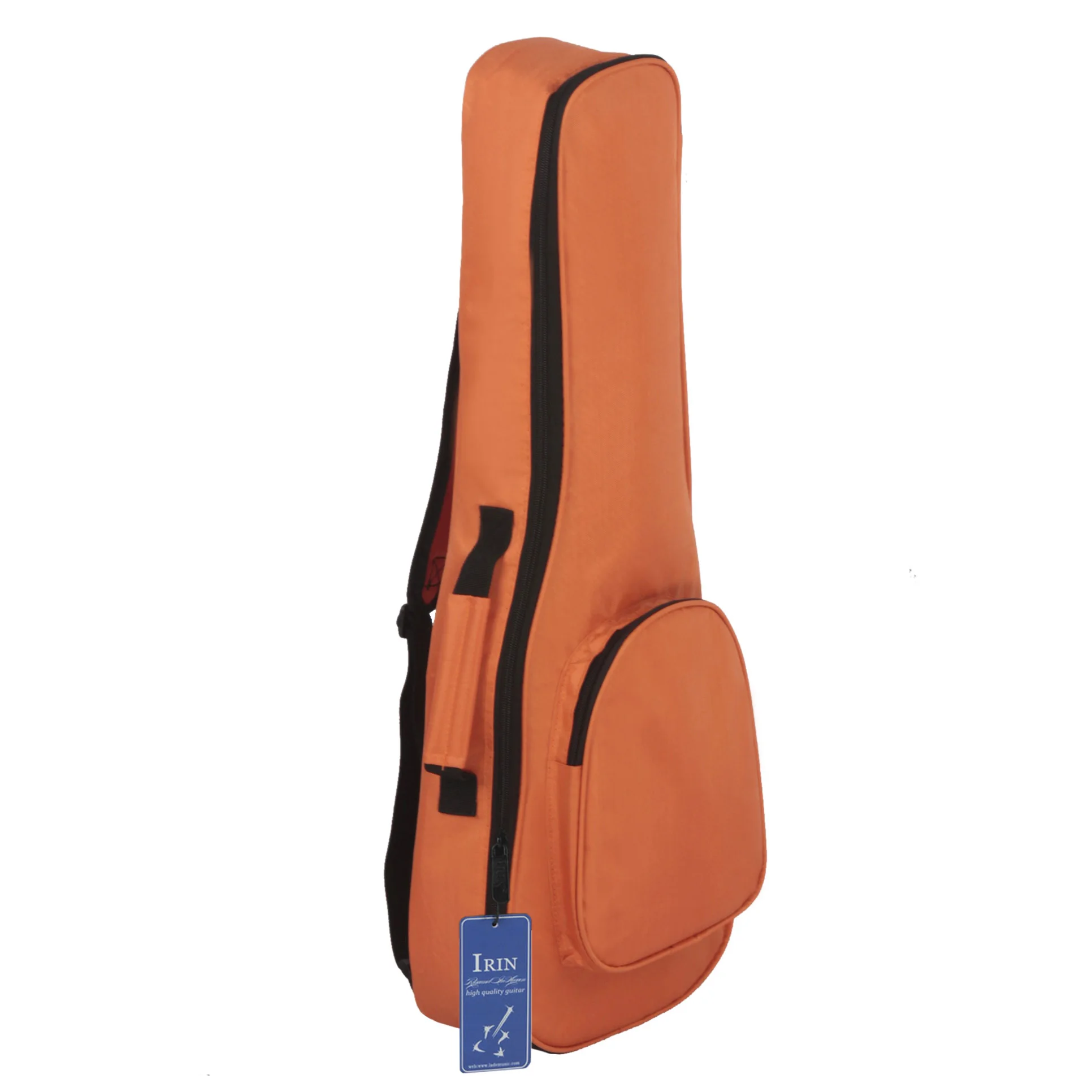 IRIN 26 Inch Ukulele Bag Waterproof Oxford Cloth Mini Guitar Backpack Orange Cotton Gig Bag Guitar Parts & Accessories