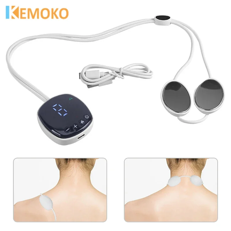 

15 modes Mini Smart Hanging Neck Shoulder Cervical Spine Massager Portable Hot Compress Neck Artifact Dredging Neck Protector