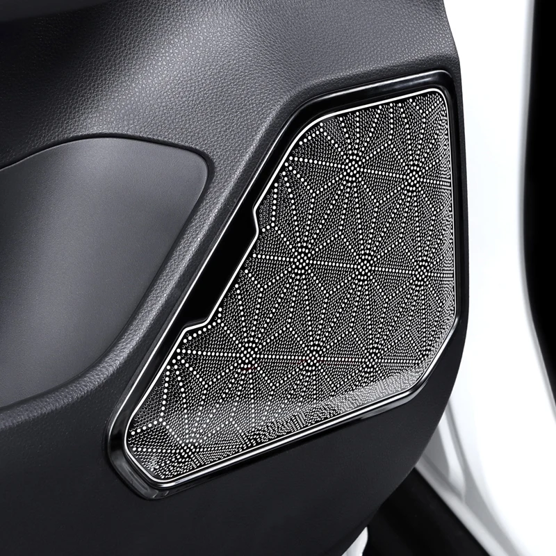 Abaiwai لتويوتا Rav4 XA50 2019 2020 2021 2022 2023 2024 2025 السيارات الباب مكبر صوت غطاء الكسوة ملحقات الفولاذ المقاوم للصدأ