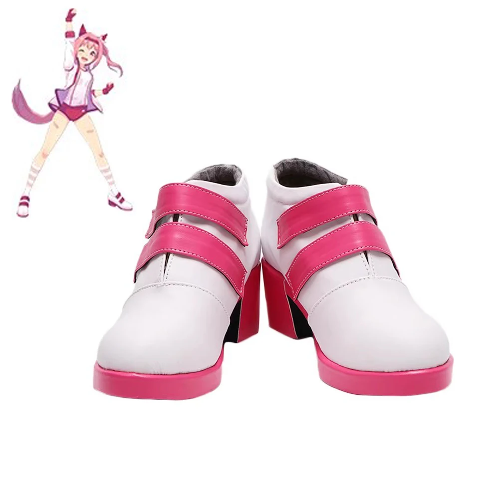 ゲームプリティーダービー春うららコスプレ靴ブーツ春うららハロウィンパーティー用大人女性男性衣装小道具アクセサリー