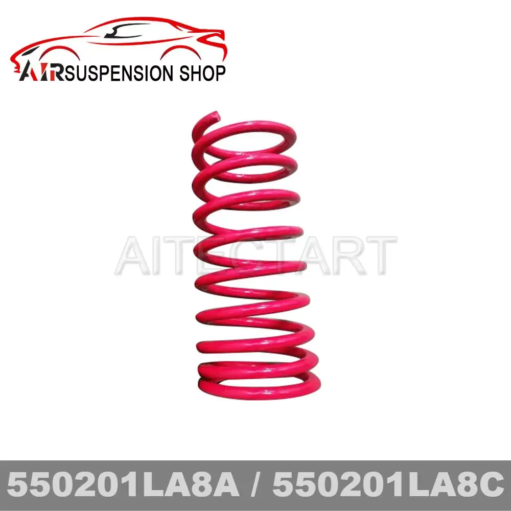 

For Nissan Armada Infiniti QX56 QX80 2011-2022 Rear Left/Right Suspension Shock Coil Spring (Red), OEM 55020-1LA8C 55036-7S000