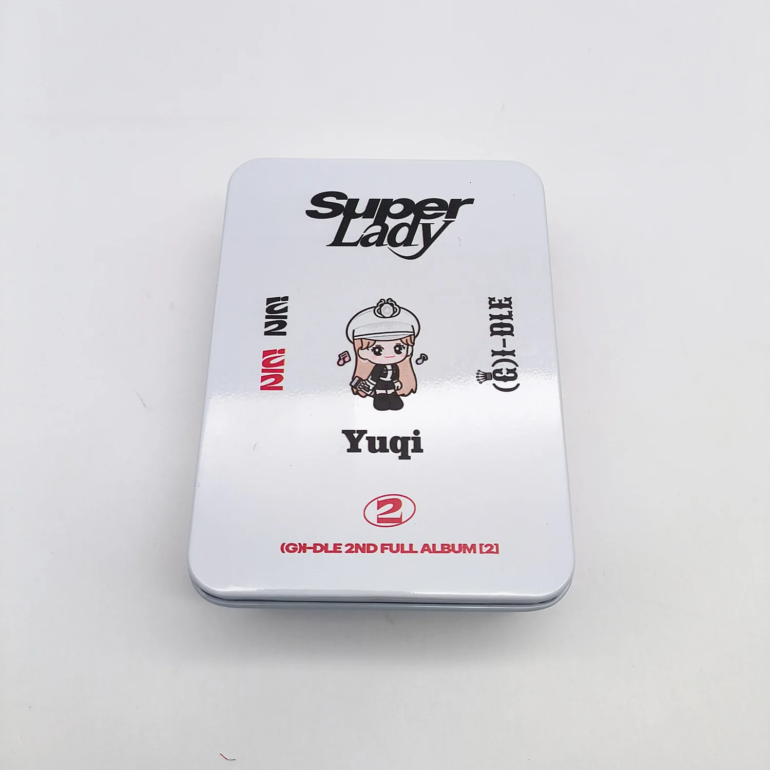 KPOP (G)I-DLE Photocards Storage Box 12*9*4cm LOMO Card Iron Box YUQI SHUHUA MINNIE Fan Collection Gift SOYEON MIYEON Peripheral