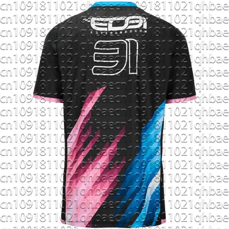 

New Hot Selling Alpine F1 Esteban Ocon Motorcycle Racing Enthusiasts Multi Functional Quick Drying Sweat Absorbing Casual Top