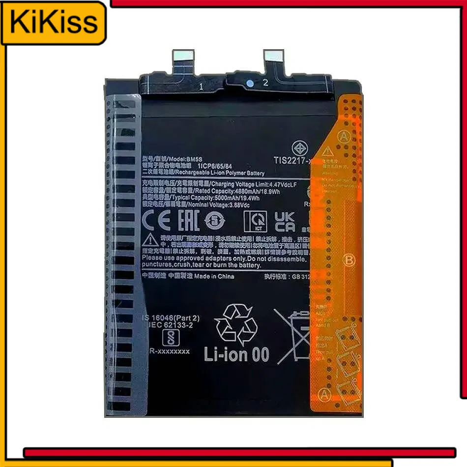 

5000Mah Mobile Phone Battery BM5S For Xiaomi MI 13T Pro Redmi K60 U1tra Ultimate Edition Environmentally Friendly