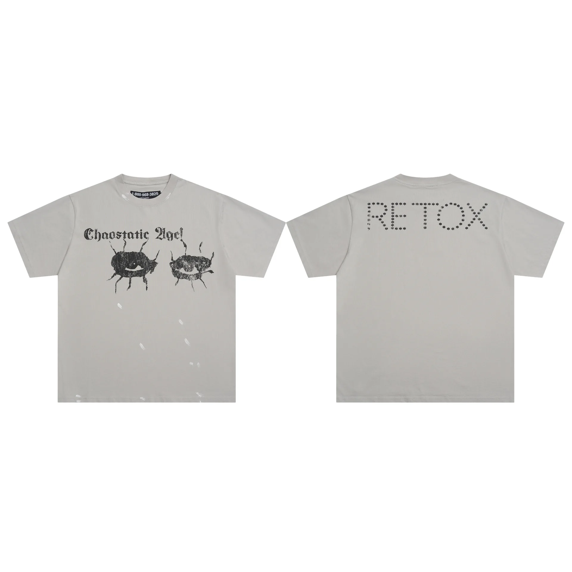 

LOST SHDWS Американская уличная футболка с короткими рукавами Унисекс Уличная марка High-Street