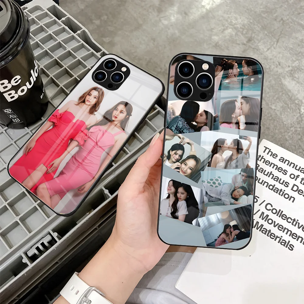 Pink Theory Freen Becky Phone Case 2023 For IPhone 15 14 Pro 13 11 12 XR XS MAX 7/8 X Plus 13 Black Glass Covers