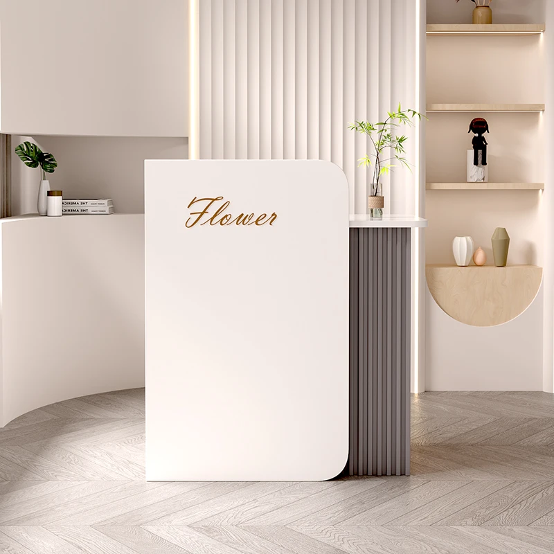 

Office Decorations Reception Desk Counter Decorations Simple Modern Hair Salon Reception Desks Cashier Commercial Furniture